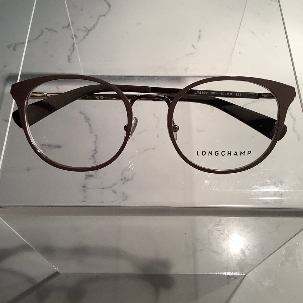 NWOT Longchamp women’s metal eyeglasses